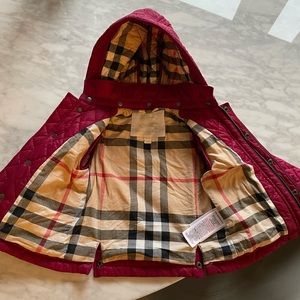 Toddler girl Burberry coat- 18 months